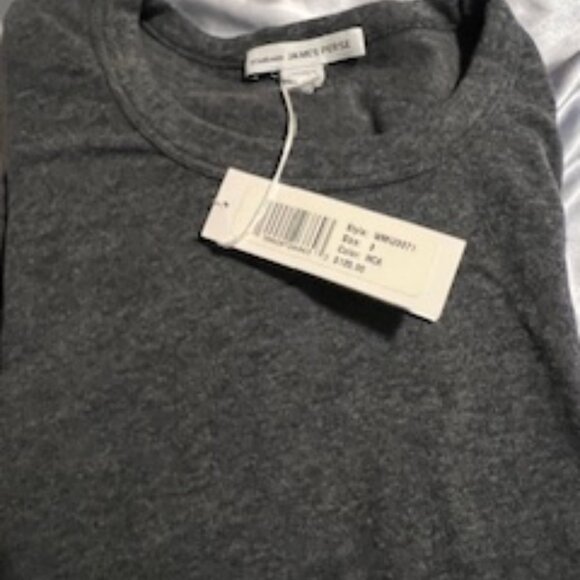 NWT James Perse Grey Heather Long Sleeve Tee Size 3 (M) - Picture 8 of 8